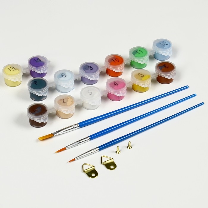 Картина по номерам на новый год на холсте с подрамником «Зимние забавы», 20 х 30 см Картина по номерам на новый год на холсте с подрамником «Зимние забавы», 20 х 30 см