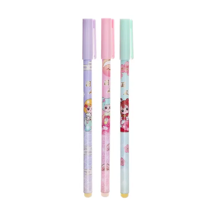 Ручка гелевая 0.35 мм, синий, корпус МИКС, со стираемыми чернилами «Девочка/Зайка» Ручка гелевая 0.35 мм, синий, корпус МИКС, со стираемыми чернилами «Девочка/Зайка»