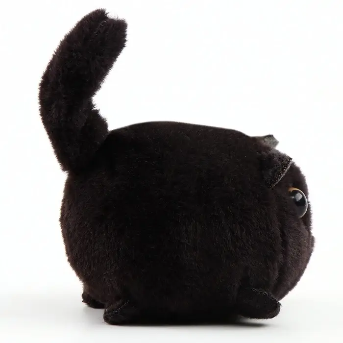 Мягкая игрушка &laquo;Кот&raquo;, 8 см, чёрная