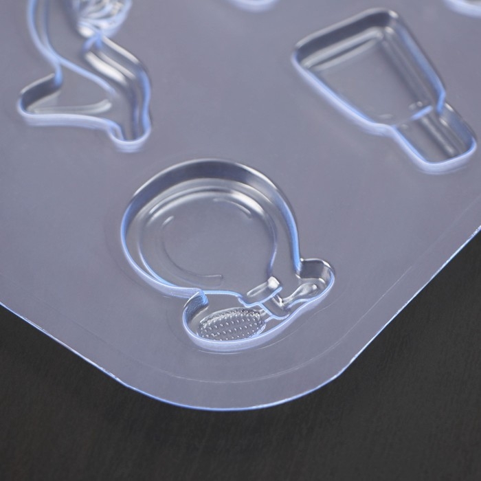 Форма для шоколада и конфет «Туфелька», 21×14 см, женский набор, пластик, прозрачная Форма для шоколада и конфет «Туфелька», 21×14 см, женский набор, пластик, прозрачная