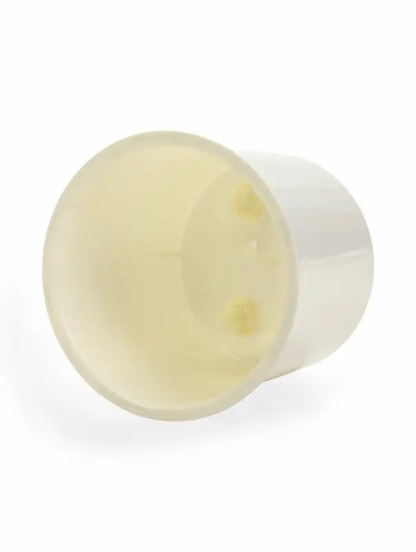 Кашпо со вставкой 2,3 л d15,7 см h15,2см  Кашпо со вставкой 2,3 л d15,7 см h15,2см "Desert" пластик белый