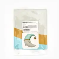 Воздушный шар фольгированный 28" &laquo;Месяц, голубой&raquo;