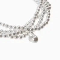 Бусы из жемчуга &laquo;Диана&raquo;, 4 нити, d=0.8, 40 см, белые