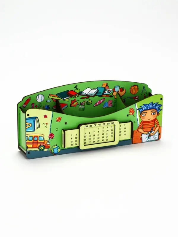Органайзер для канцелярии &laquo;Школа удобств&raquo;, вечный календарь