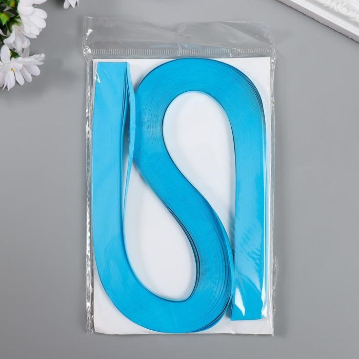 Полоски для квиллинга 120 полосок плотность 120 гр Полоски для квиллинга 120 полосок плотность 120 гр "Голубые" ширина 0,5 см длина 53 см