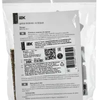 TEKFOR Шина N ноль неизолированная на универсальном держателе 8х12-12-С IEK