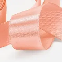 Лента атласная, 25 мм, 23&plusmn;1 м, розово-бежевая №124