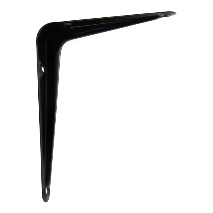 Кронштейн, 125×100×0.8 мм, черный, 1 шт.