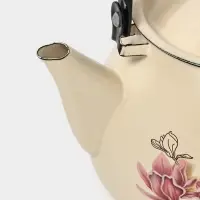 Чайник сферич. с мет.р. 3л (слоновая)Магнолия Чайник сферич. с мет.р. 3л (слоновая)Магнолия