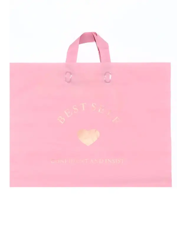 Пакет с петлевой ручкой розовый 44 х 35 х 8 см 80 мкм Пакет с петлевой ручкой розовый 44 х 35 х 8 см 80 мкм