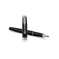 Ручка-роллер Parker Sonnet Core Matte Black CT, черная, подар/уп 1931523