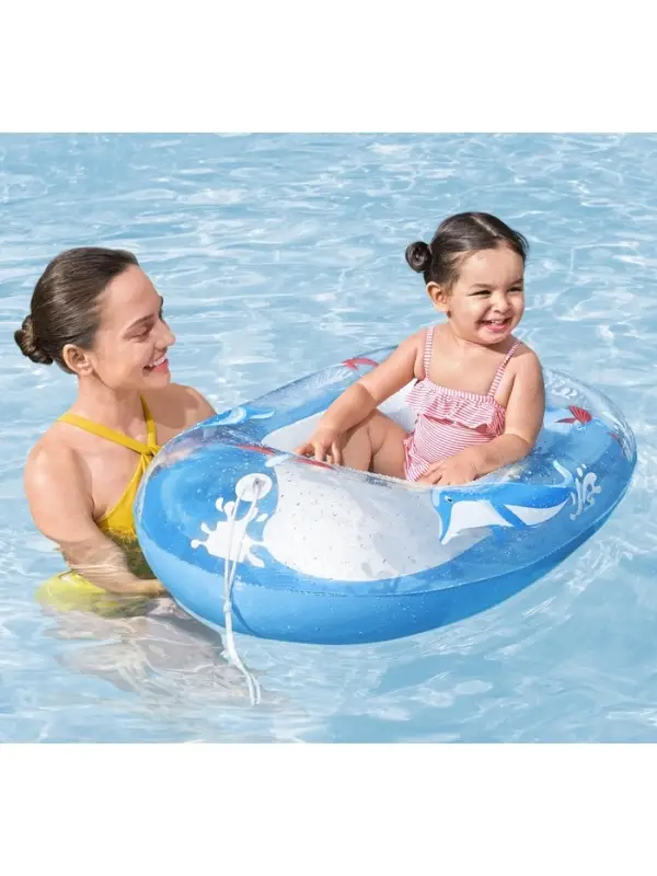 Лодочка надувная &laquo;Дельфин&raquo;, 102&times;69 см, от 3-6 лет, МИКС, 34037 Bestway