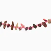 Ожерелье из камня, 45 см, розовое