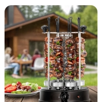 Электрошашлычница для дома КТ-1412 - 1350 Вт Электрошашлычница для дома КТ-1412 - 1350 Вт