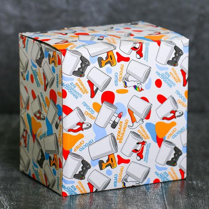 Кружка керамическая &laquo;Забей и выпей&raquo;, с формовой ручкой, 400 мл, цвет белый