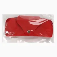 Футляр для очков , 16*3*6,3 см, кнопка, красный