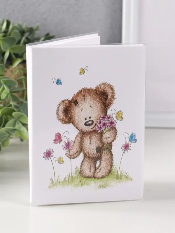 Фотоальбом 36 фото 10X15см, "Медвежонок",  ПП карм.,мягкая обложка