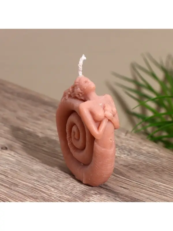 Свеча Свеча "Русалка" 6,5х4х8 см, соевый воск МИКС