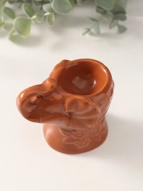 Аромалампа для эфирных масел &laquo;Слоник в цветах&raquo;, керамика, 8.5&times;5.8&times;7.4 см, МИКС