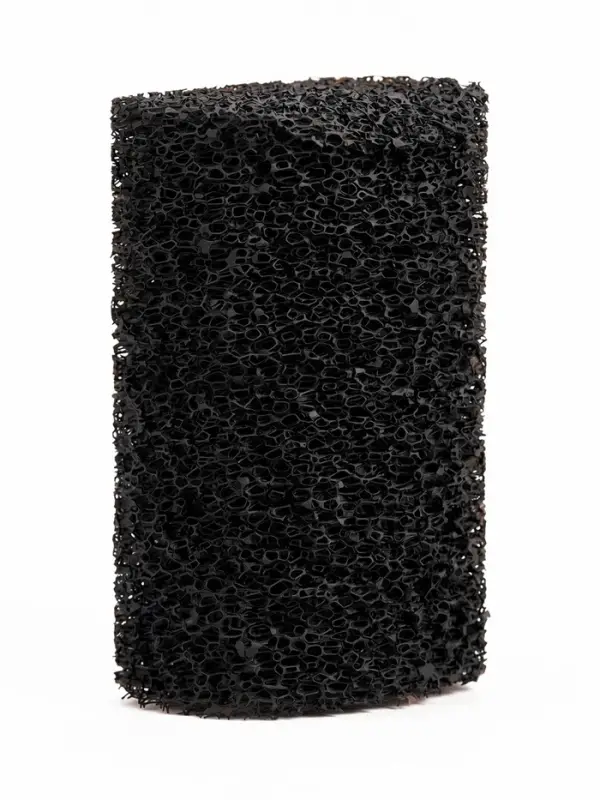 Губка круглая № 1, среднепористая 30PPI, 5&times;5&times;8.5, черная