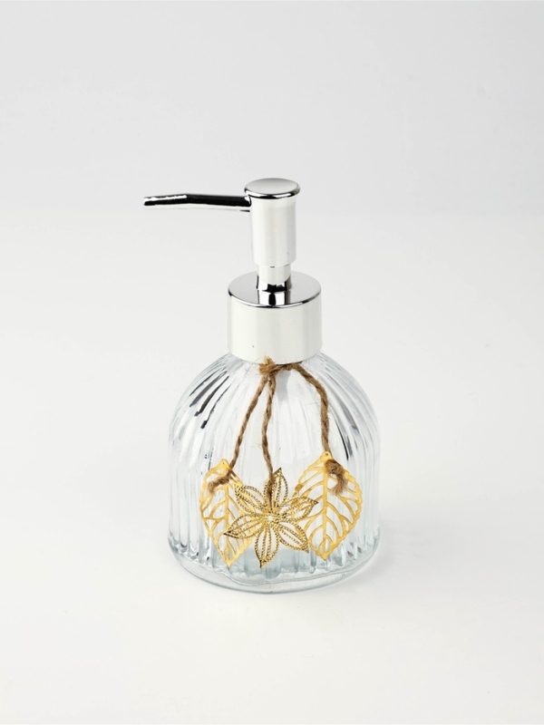 Дозатор для жидкого мыла  Дозатор для жидкого мыла "Листики", 250 мл