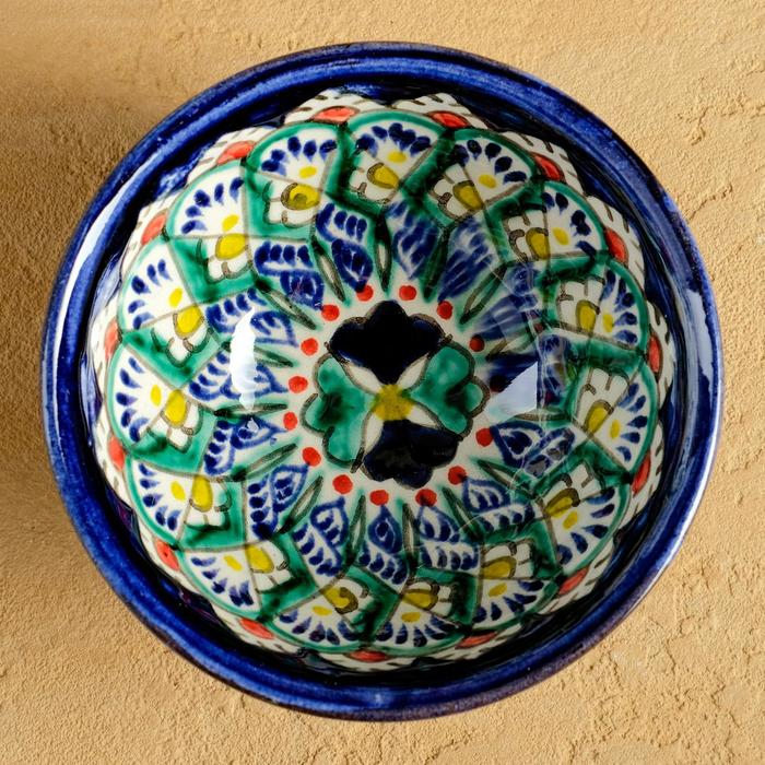 Набор пиал Риштанская Керамика 9,5см, 6 шт в подарочной упаковке Набор пиал Риштанская Керамика 9,5см, 6 шт в подарочной упаковке