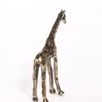 Фигурка декоративная &laquo;Африканский жираф&raquo;, металл, 4&times;1.6&times;5.5 см