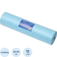 Салфетка в рулоне 40х40, голуб (200шт/уп) спанбонд, Стандарт, пл. 15, 10579