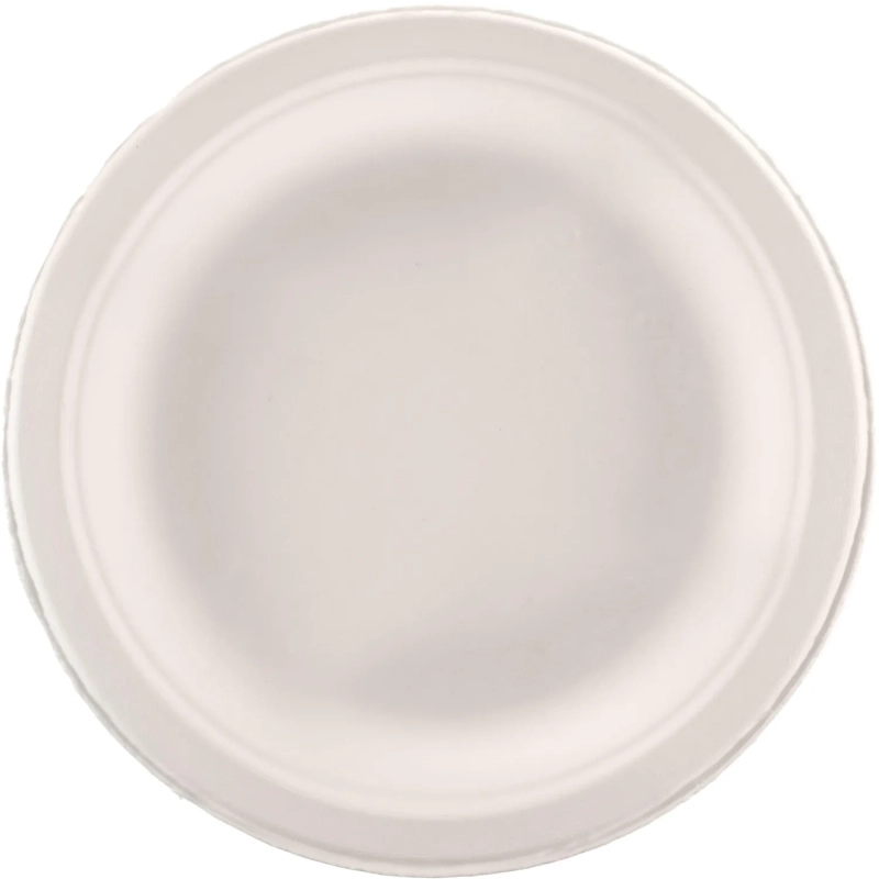 Тарелка одноразовая биоразлагаемая D=180 мм, 1200шт/кор