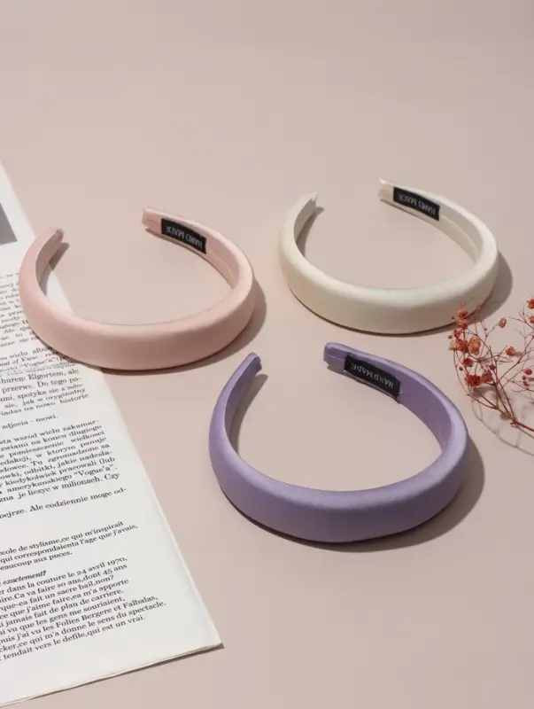 Ободок для волос QF &laquo;Жаннет&raquo;, галант объём, 3 см, МИКС