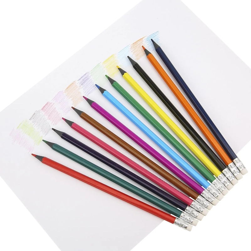 Карандаши цветные M&G, пластиковые, шестигран, стираемые, 18 цв/наб, в тубе