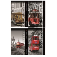 Блокнот ГОРОДА А5 40л на гребне в ассорт 3-40-463 Д