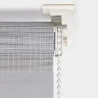 Штора рулонная 60&times;160 см &laquo;День и Ночь&raquo;, по полотну 56&times;160 см, цвет стальной