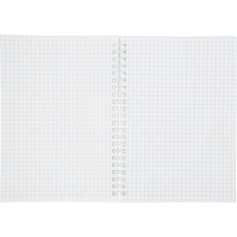 Книга учета Attache А5 96л клетка офсет картон мел. спираль
