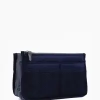 Косметичка-органайзер дорожная, на молниях, с ручками, карманами, синяя