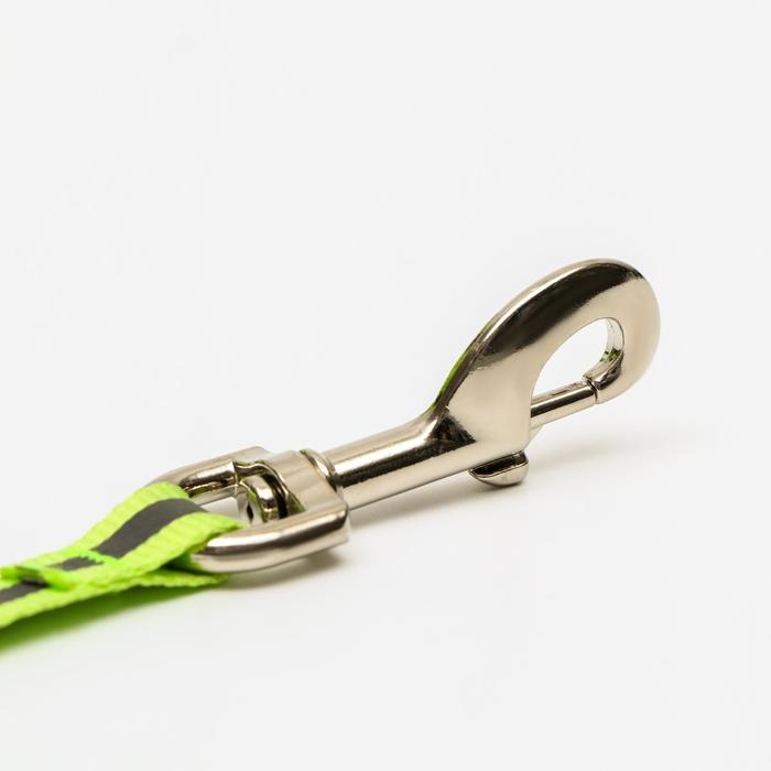 Рулетка Рулетка "Пижон" светоотражающая, 8 м, до 50 кг, трос, прорезиненная ручка, зелёная