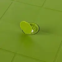 Стол круглый, 90&times;90&times;75 см, пластиковый, зелёный