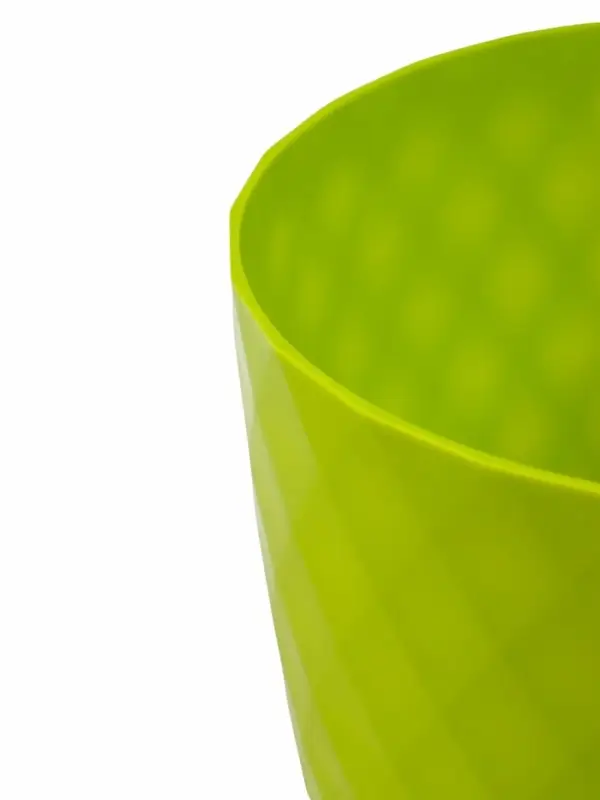 Кашпо с прикорневым поливом Кашпо с прикорневым поливом "Румба" 1,5 л, D14 см, h-14,5 см, цвет киви
