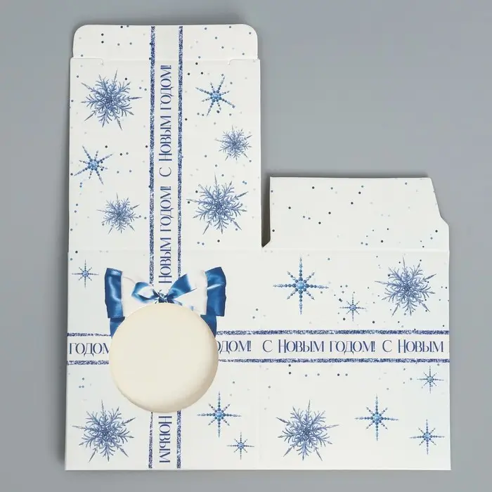 Бонбоньерка новогодняя «Уютной зимы», 6 х 7 х 6 см Бонбоньерка новогодняя «Уютной зимы», 6 х 7 х 6 см