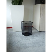 Корзина для мусора Luscan 17 л металл черная