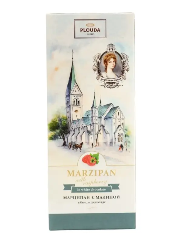 Конфеты &laquo;Марципан с малиной в белом шоколаде&raquo;, 85 г