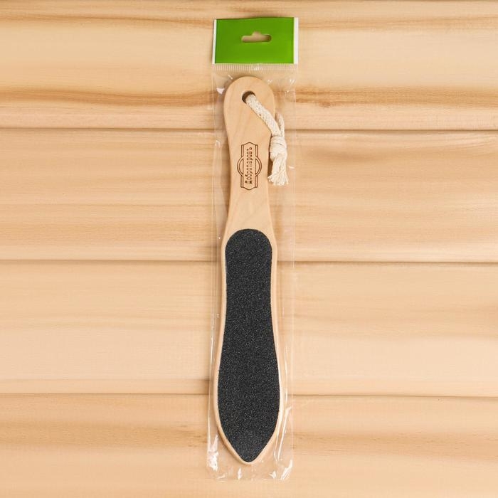 Пилка для ног банная абразивная (150/80), алтайская берёза, 25х4,5х0,6 см Пилка для ног банная абразивная (150/80), алтайская берёза, 25х4,5х0,6 см