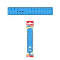 Линейка гибкая 15см ErichKrause "Bubble Gum", пластиковая, голубая, в флоупаке Линейка гибкая 15см ErichKrause "Bubble Gum", пластиковая, голубая, в флоупаке