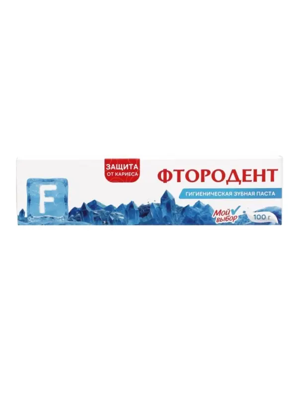 Зубная паста Семейная традиция &laquo;Фтородент&raquo; двойная мята, 100 г