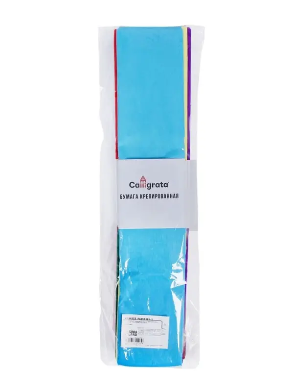 Набор бумаги крепированной &laquo;Плотная&raquo;, рулон, 10 штук/10 цветов, 50&times;250 см, 32 г/м&sup2;