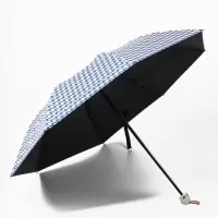 Зонт механический &laquo;Лапка&raquo;, эпонж, 4 сложения, 8 спиц, R=49/56 см, d=98 см, МИКС