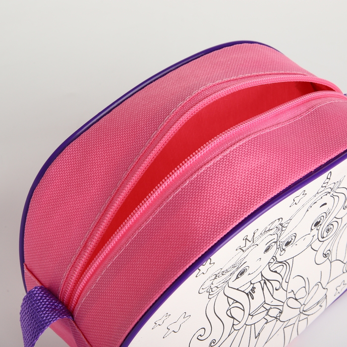 Набор для творчества: Сумка раскраска «Друзья навсегда», 22х16 см, отдел на молнии Набор для творчества: Сумка раскраска «Друзья навсегда», 22х16 см, отдел на молнии