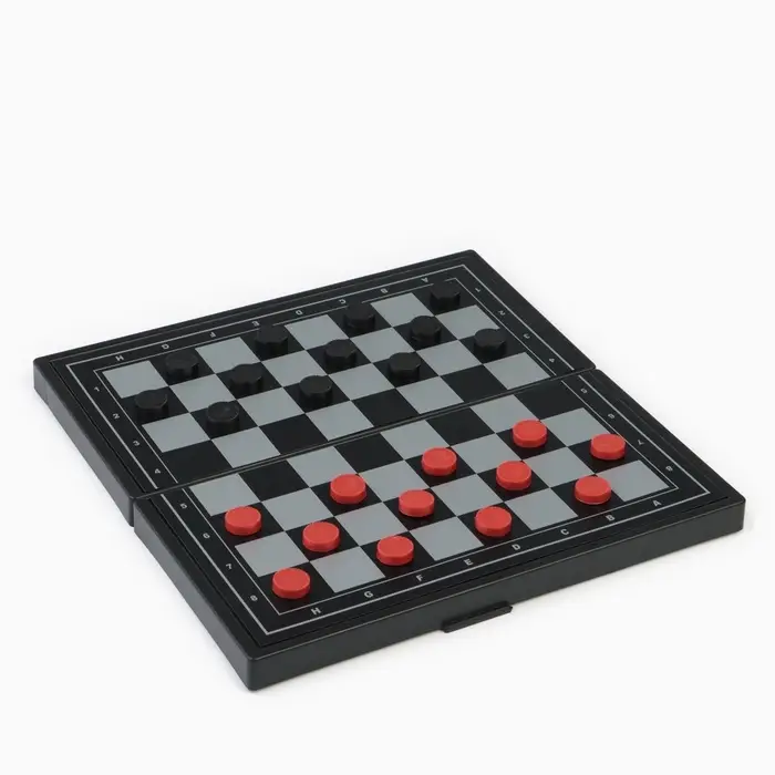 Шахматы классические &laquo;Зук&raquo; 3 в 1, с шашками и нардами, магнитная доска 24.5&times;24.5 см