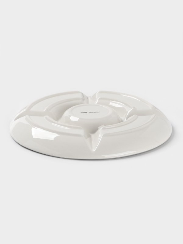 Менажница Доляна  Менажница Доляна "Гуси" цвет белый  5 ячеек 25,5х3 см