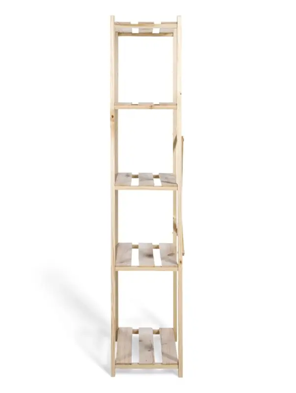 Стеллаж деревянный 5 полок 142 х 50 х 28 см, с регулируемыми полками Стеллаж деревянный 5 полок 142 х 50 х 28 см, с регулируемыми полками